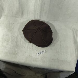 Brown Wool Classic Unisex Baker's Boy Hat One Size